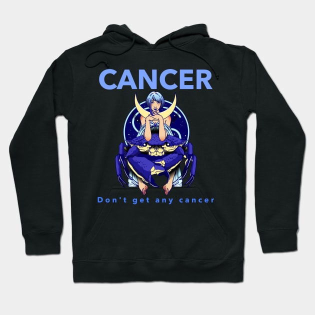 Cancer Astorlogical Zodiac Sign Hoodie by Storeology